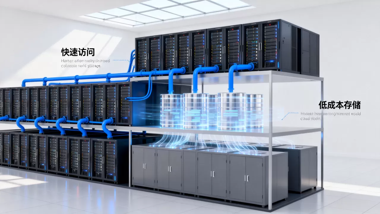 数据湖分层存储如何让热数据快取冷数据低成本？，冷数据分层存储？