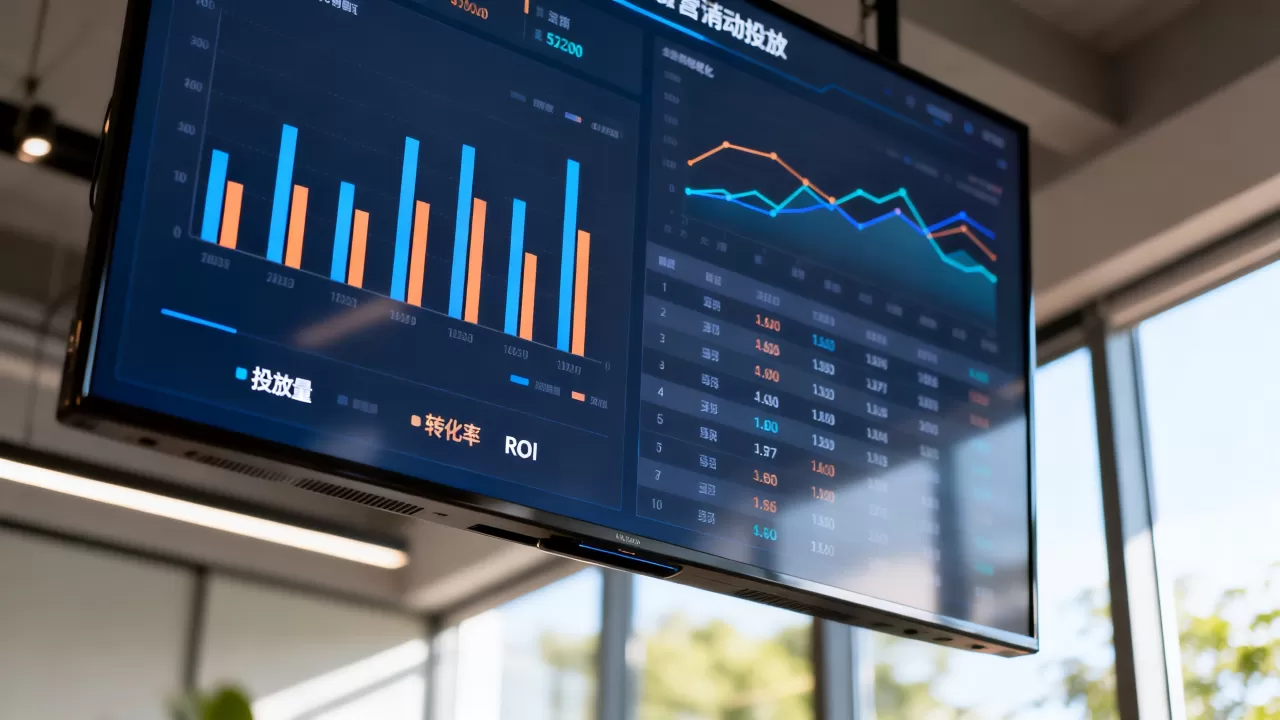 营销活动效果可用实时大屏跟踪投放与转化数据 营销活动效果可用实时大屏跟踪投放与转化数据