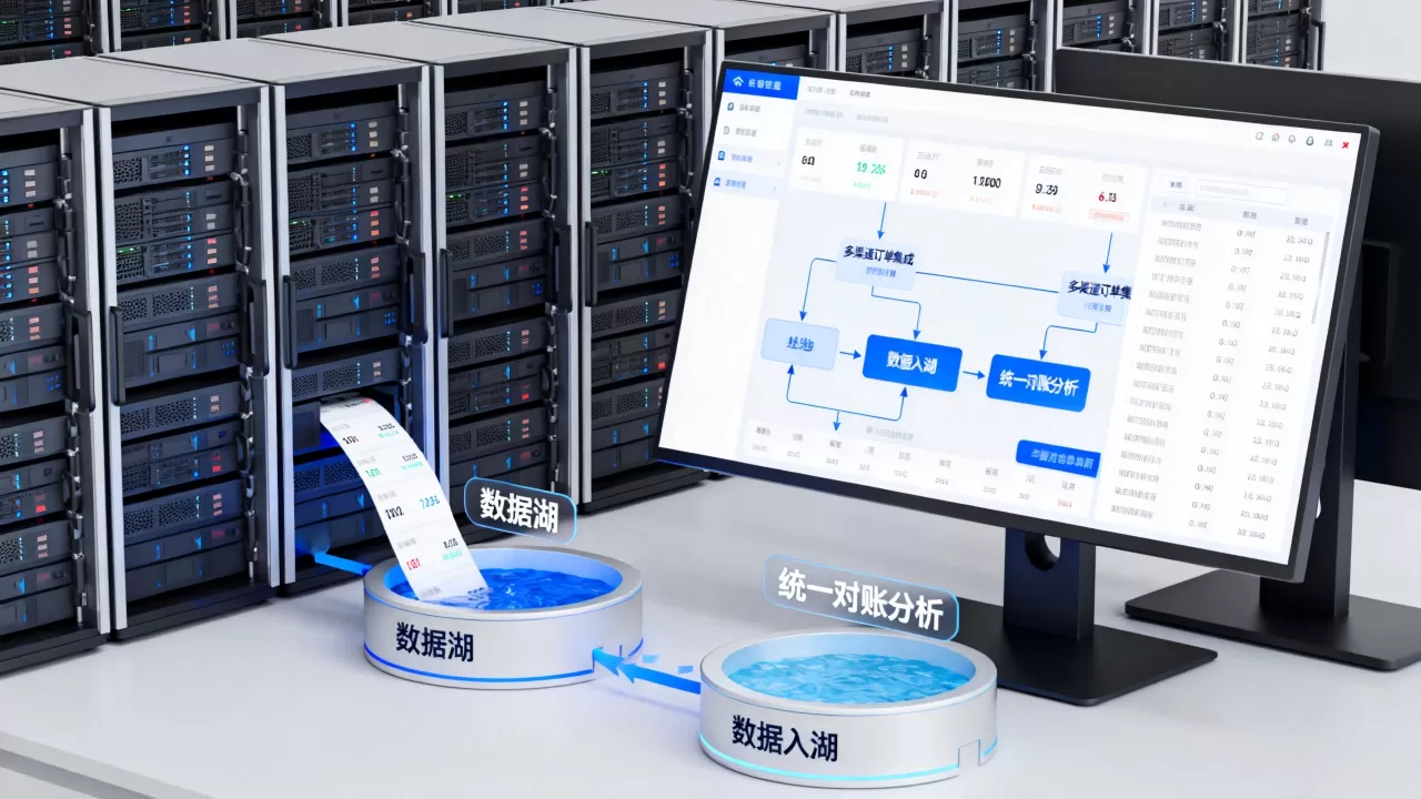 把多渠道订单先集成入湖再做统一对账分析 把多渠道订单先集成入湖再做统一对账分析