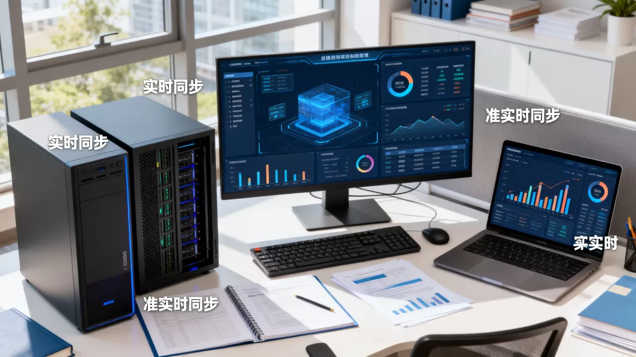 实时同步与准实时同步可按业务实际需要来选定 实时同步与准实时同步可按业务实际需要来选定