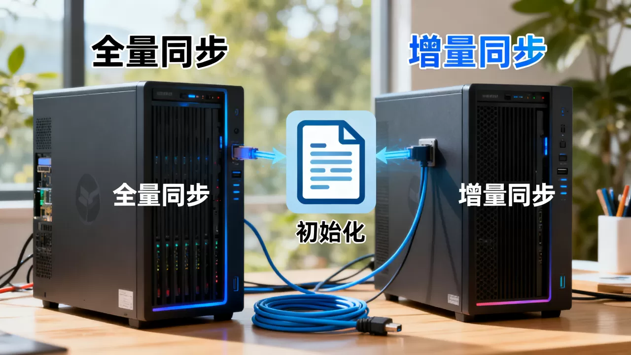 全量同步与增量同步有什么区别？，全量同步用于初始化吗