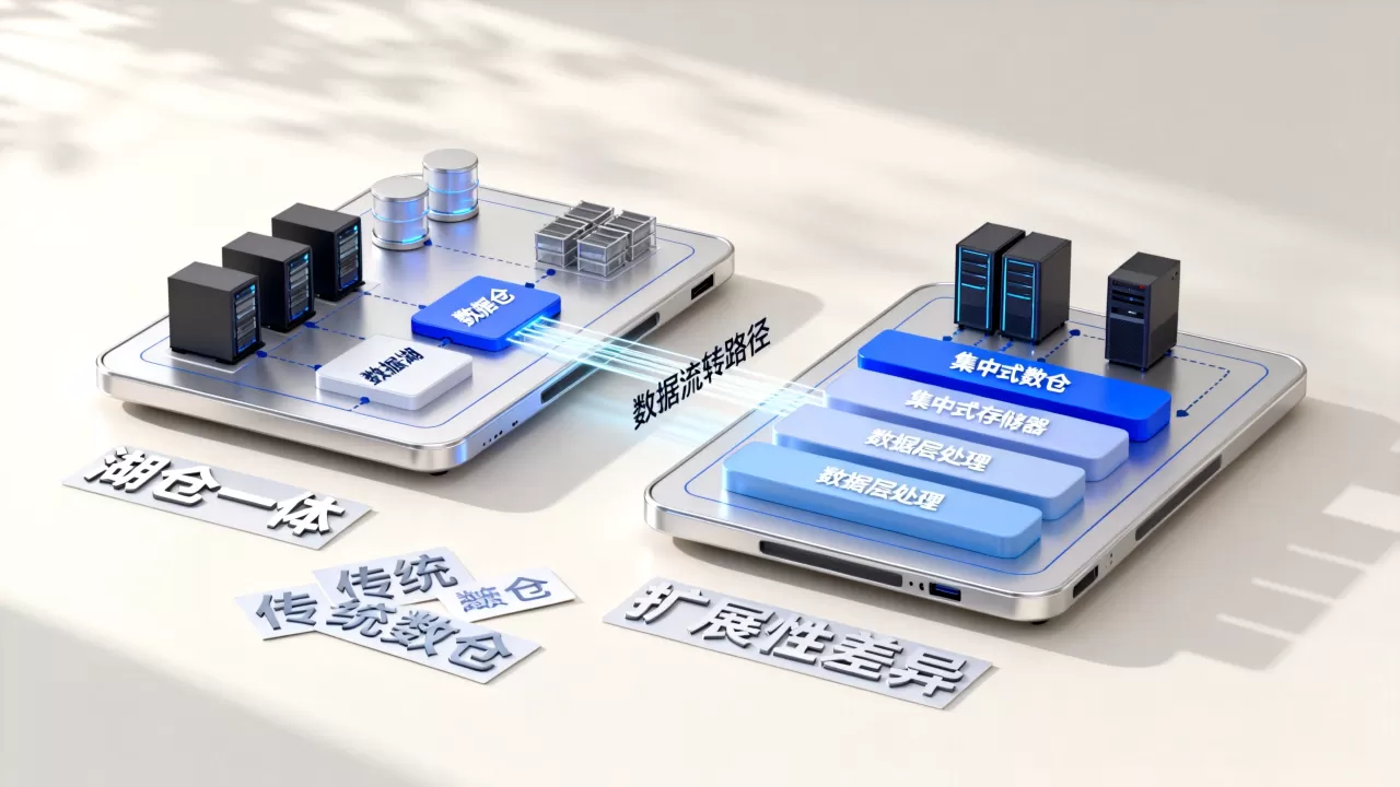 湖仓一体与传统数仓架构差异大吗?扩展性有什么不同 湖仓一体与传统数仓架构差异大吗?扩展性有什么不同