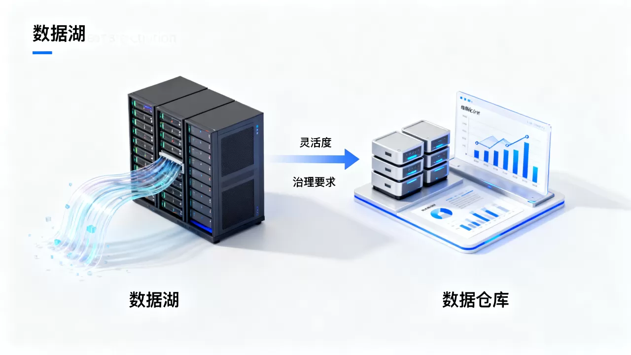 数据湖和数据仓库怎么选，分析灵活度与治理要求如何权衡