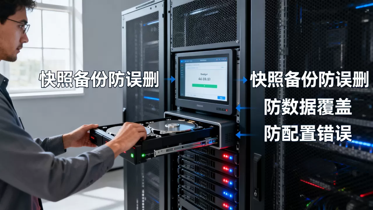 服务器做快照备份能防哪些失误?快照备份防止哪些操作失误? 服务器做快照备份能防哪些失误?快照备份防止哪些操作失误?
