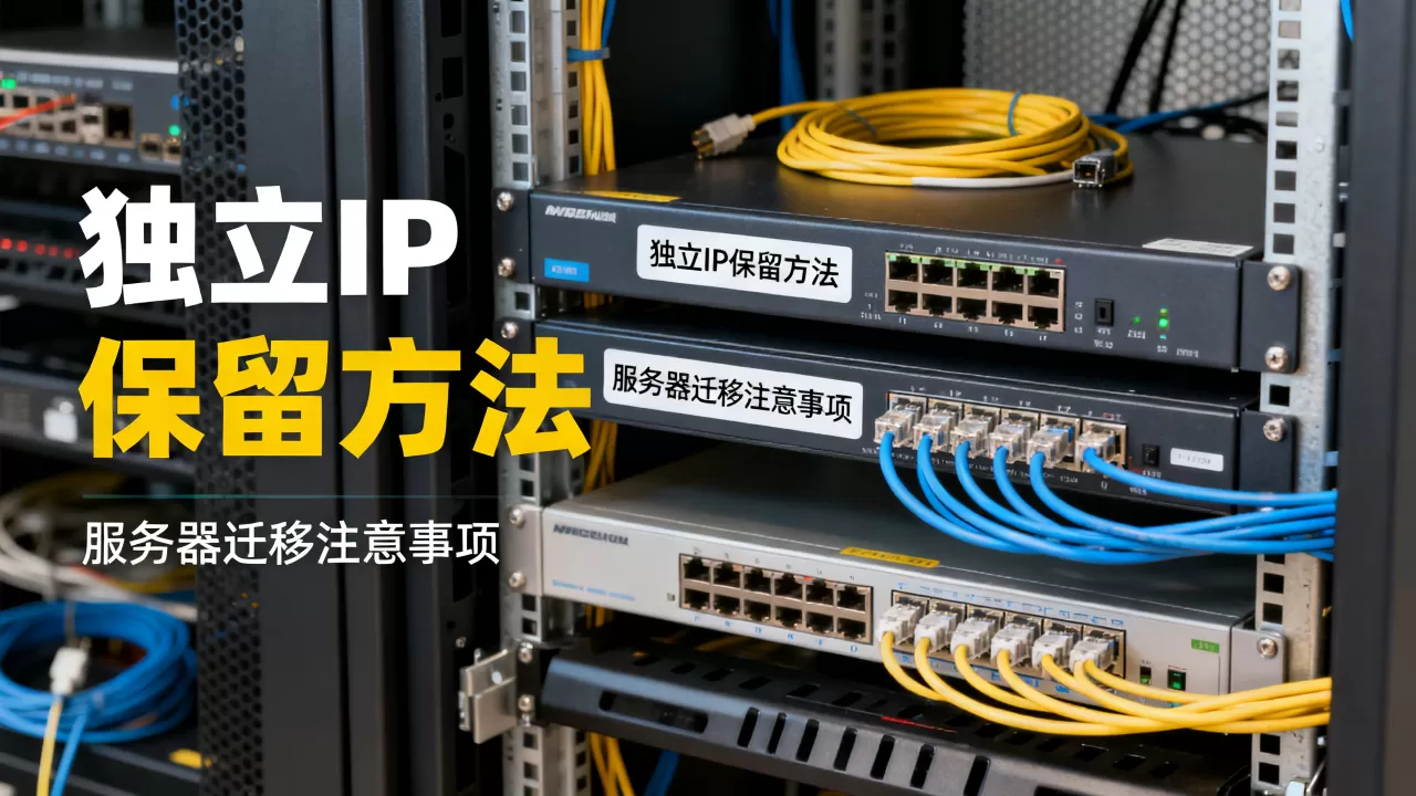 服务器迁移时独立IP能否一并带走，如何保留IP地址？