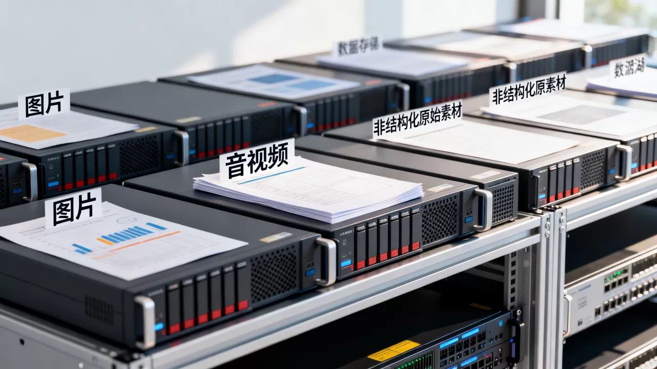 数据湖适合存放图片音视频等非结构化原始素材