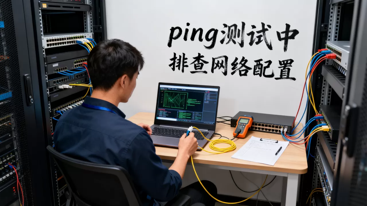 服务器上线前网络连通性怎么测试，ping不通如何排查？