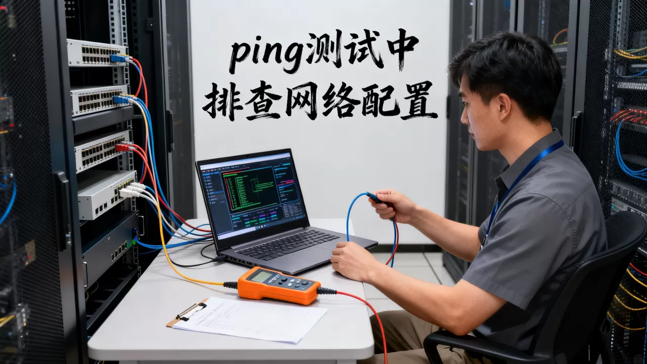 服务器上线前网络连通性怎么测试，ping不通如何排查？