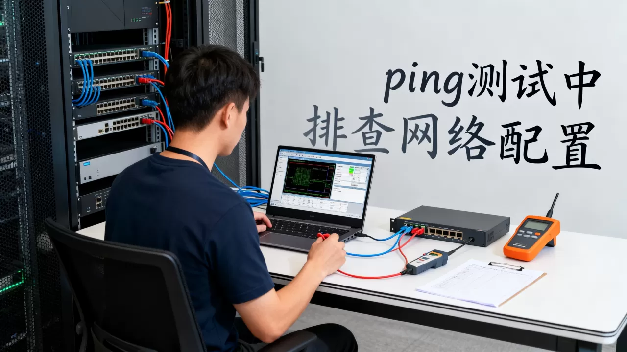 服务器上线前网络连通性怎么测试，ping不通如何排查？