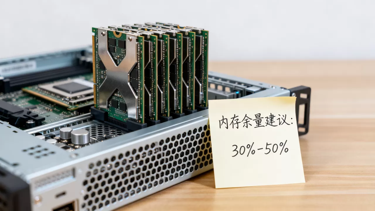 选购服务器要预留多少内存余量？服务器内存余量预留多少合适