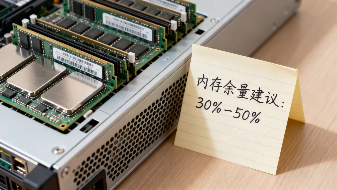 选购服务器要预留多少内存余量？服务器内存余量预留多少合适