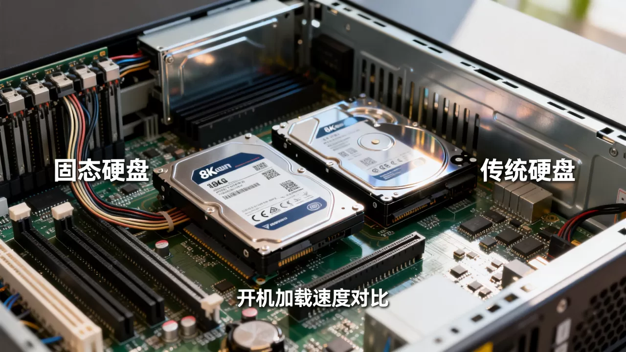 固态硬盘能提升服务器开机加载速度吗？，固态硬盘提升服务器开机速度多少