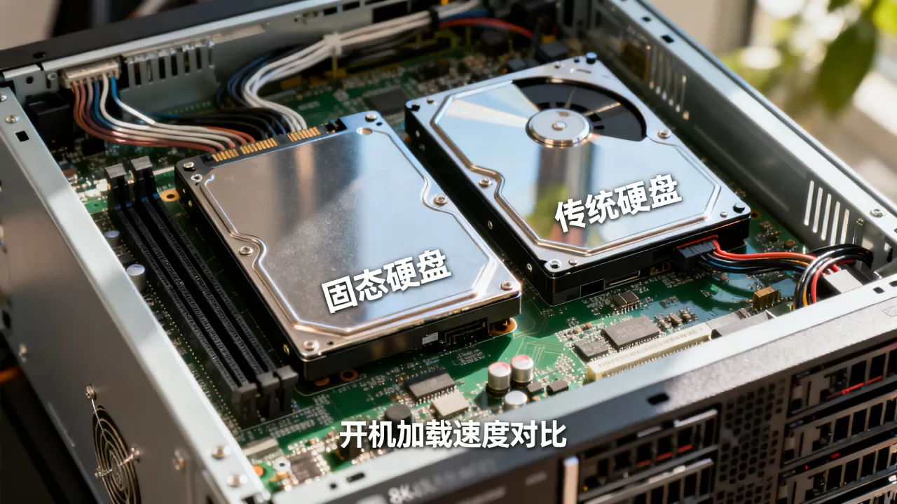 固态硬盘能提升服务器开机加载速度吗？，固态硬盘提升服务器开机速度多少