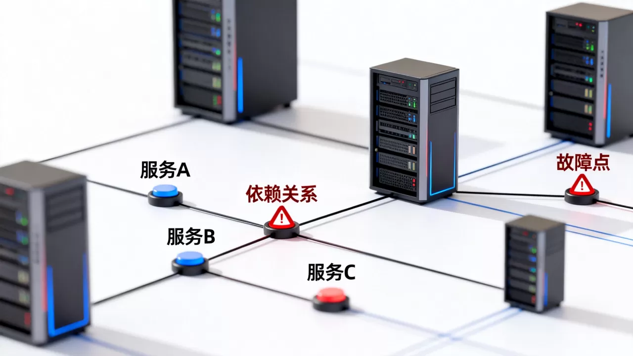 多服务依赖同时故障拓扑图如何辅助定位,多服务依赖故障定位方法有哪些? 多服务依赖同时故障拓扑图如何辅助定位,多服务依赖故障定位方法有哪些?