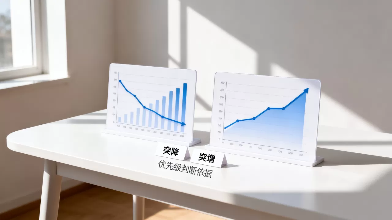 指标突降和突增哪个更该优先关注,指标突降突增优先级如何判断 指标突降和突增哪个更该优先关注,指标突降突增优先级如何判断