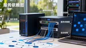 拓扑发现是靠什么自动画出服务依赖图的，如何实现自动绘制