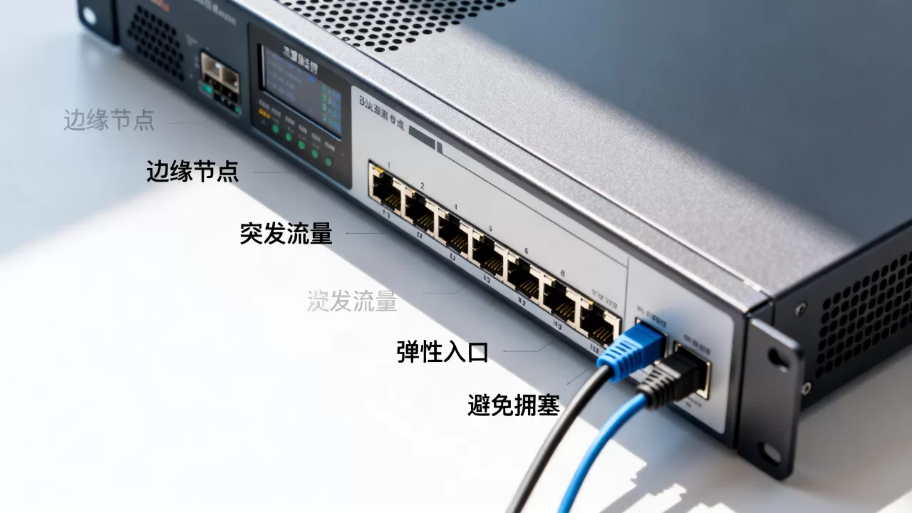边缘节点如何为突发流量提供就近弹性入口避免拥塞?,边缘节点如何避免拥塞 边缘节点如何为突发流量提供就近弹性入口避免拥塞?,边缘节点如何避免拥塞