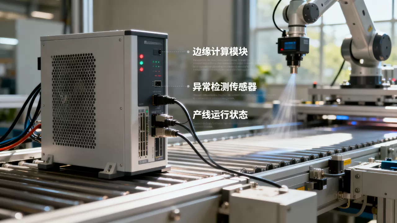 制造业产线把异常检测推理放在边缘降低停机等待 制造业产线把异常检测推理放在边缘降低停机等待