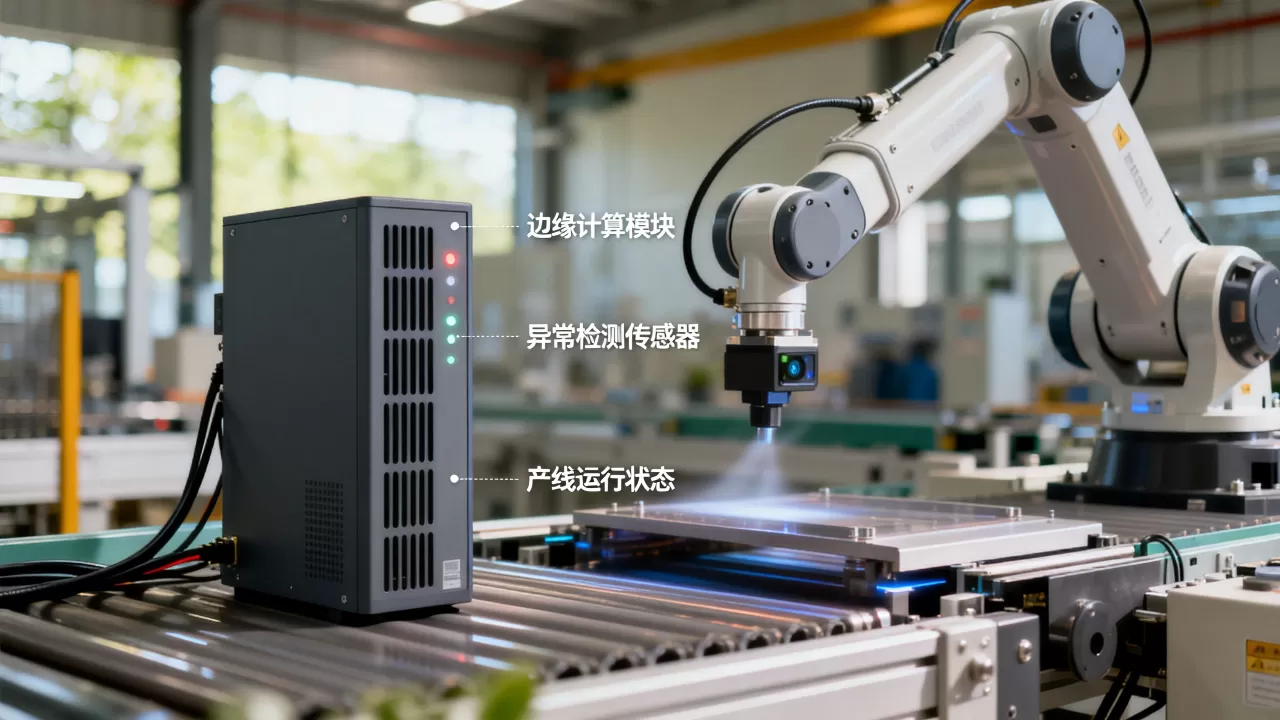 制造业产线把异常检测推理放在边缘降低停机等待 制造业产线把异常检测推理放在边缘降低停机等待