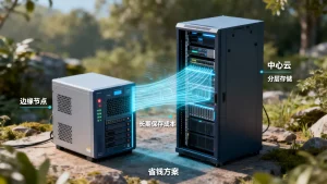 边缘节点配合中心云做分层存储能降低长期保存成本吗，边缘云存储省钱方案