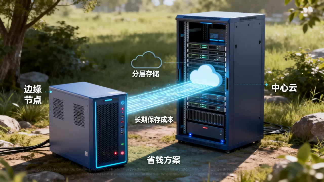 边缘节点配合中心云做分层存储能降低长期保存成本吗，边缘云存储省钱方案