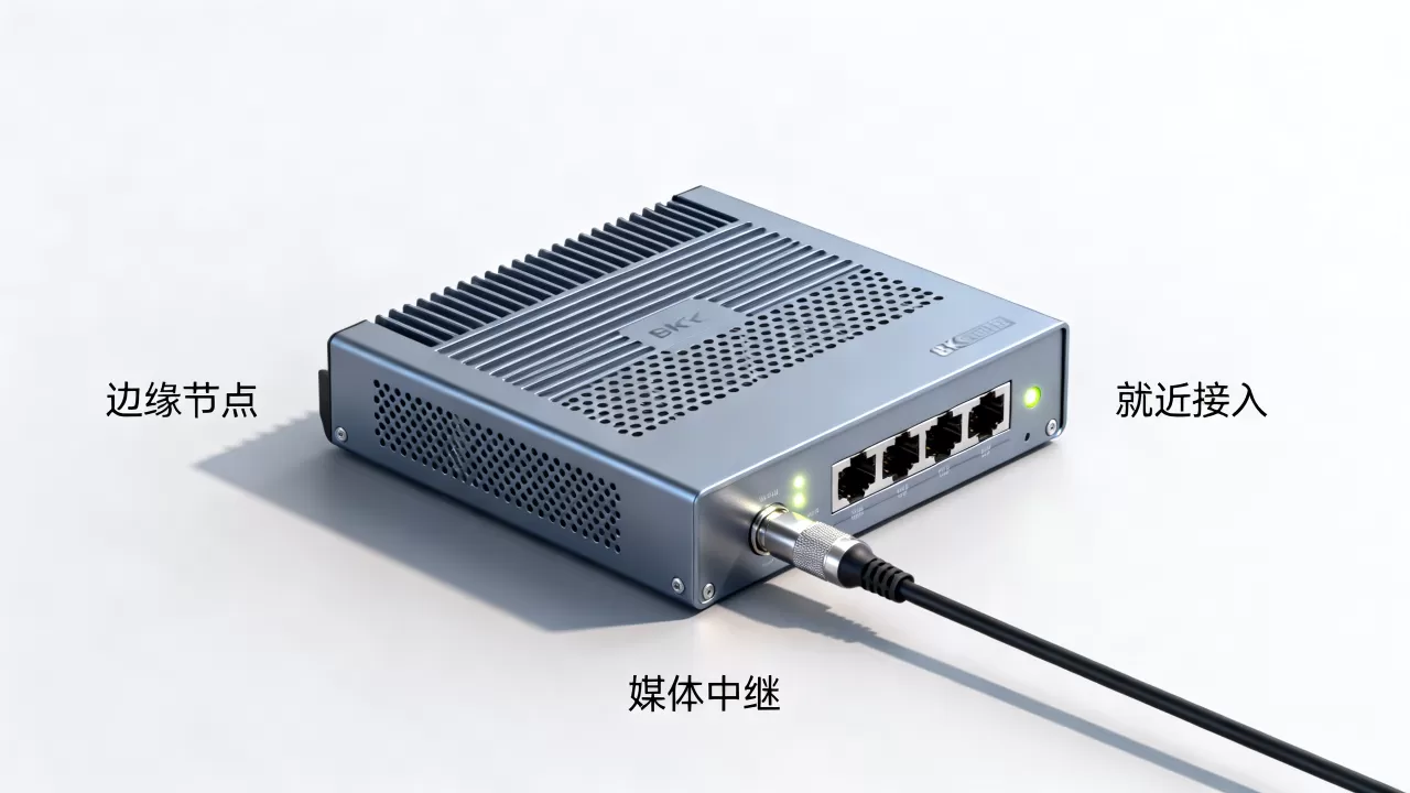音视频会议系统用边缘节点做就近接入与媒体中继