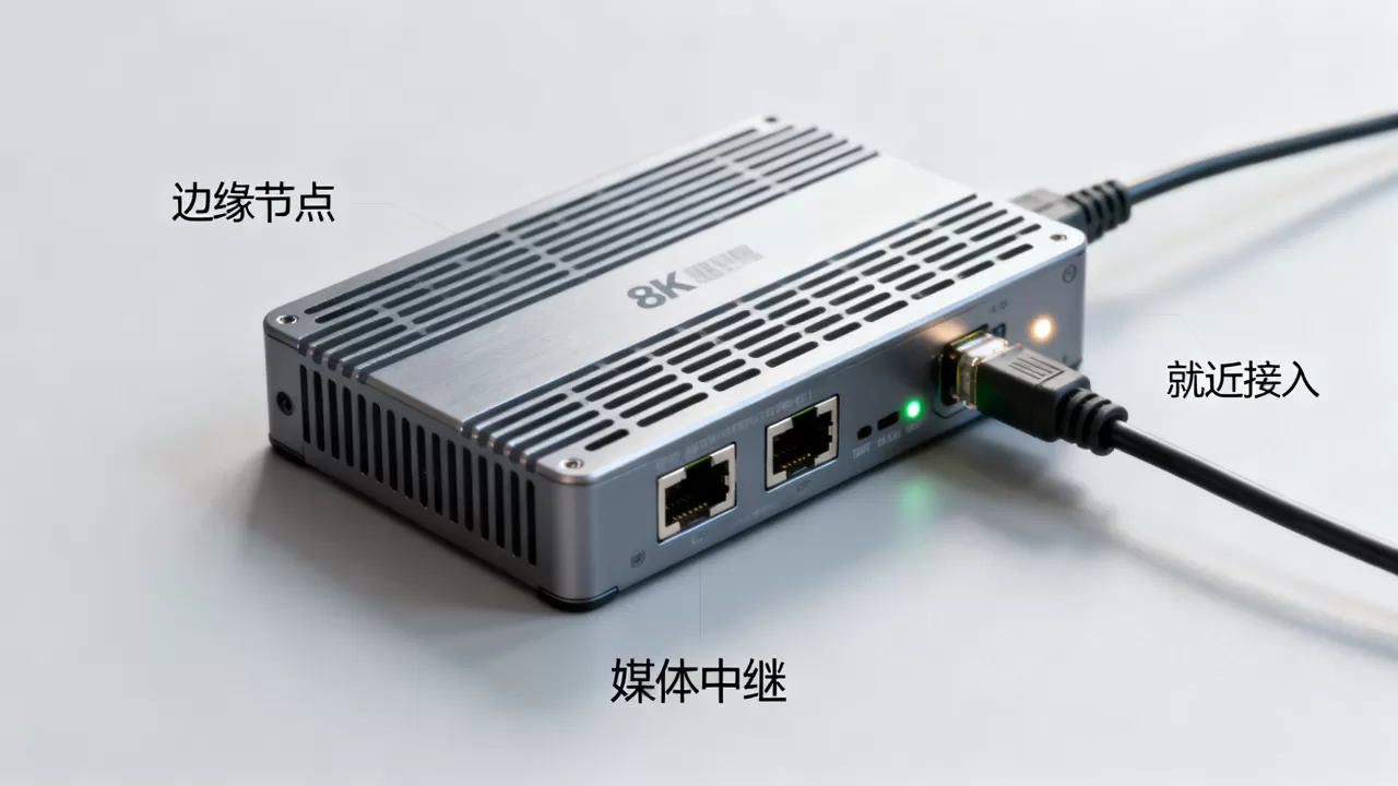 音视频会议系统用边缘节点做就近接入与媒体中继