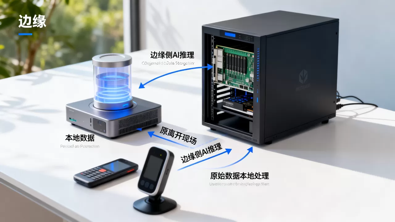 边缘侧做AI推理能保护原始数据少离开现场吗？，边缘侧AI推理如何保护原始数据少离开现场