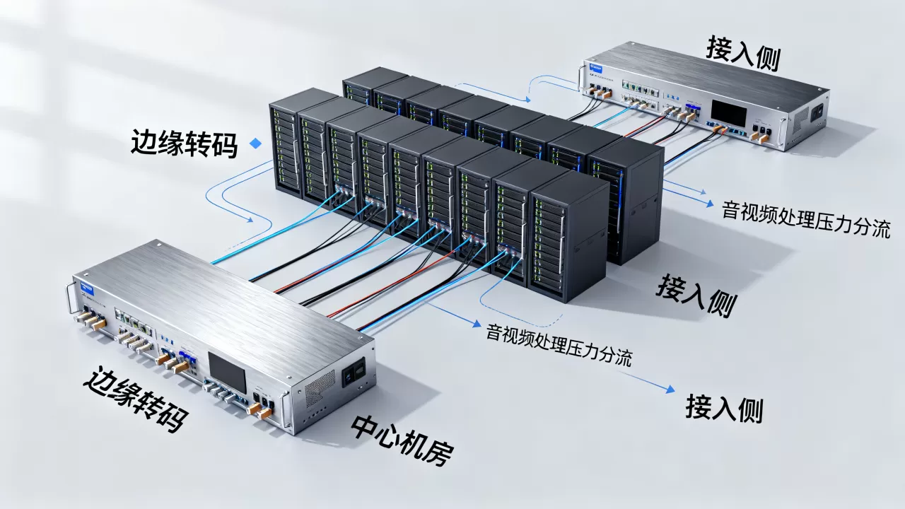 边缘转码怎么做？音视频处理压力如何从中心机房分流到接入侧