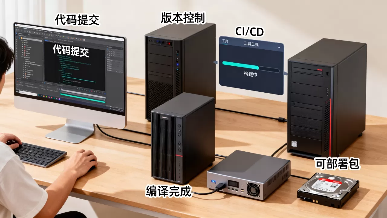 自动化流水线把代码提交到可部署包全程打通 自动化流水线把代码提交到可部署包全程打通