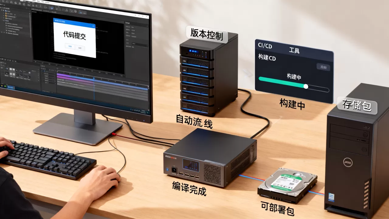 自动化流水线把代码提交到可部署包全程打通 自动化流水线把代码提交到可部署包全程打通