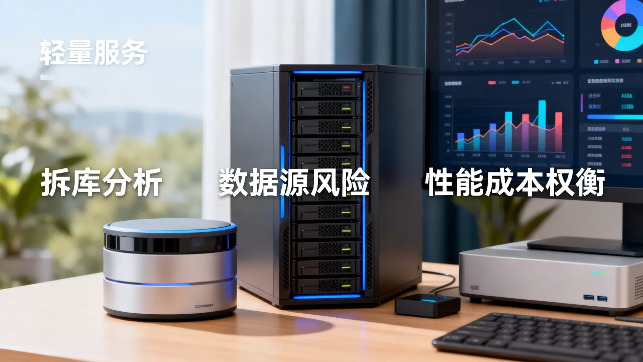 轻量服务该单独拆库吗,共用数据源有什么风险,如何权衡性能与成本 轻量服务该单独拆库吗,共用数据源有什么风险,如何权衡性能与成本