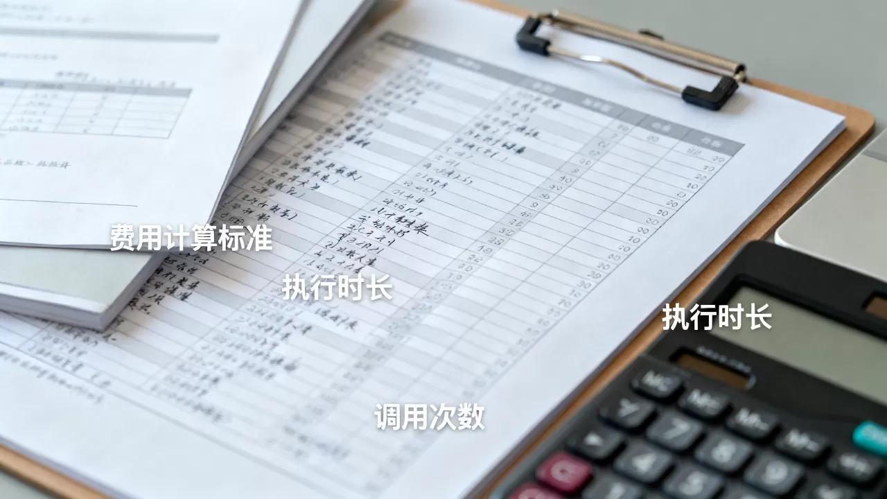 费用一般按什么标准计算?执行时长和调用次数哪个更划算? 费用一般按什么标准计算?执行时长和调用次数哪个更划算?