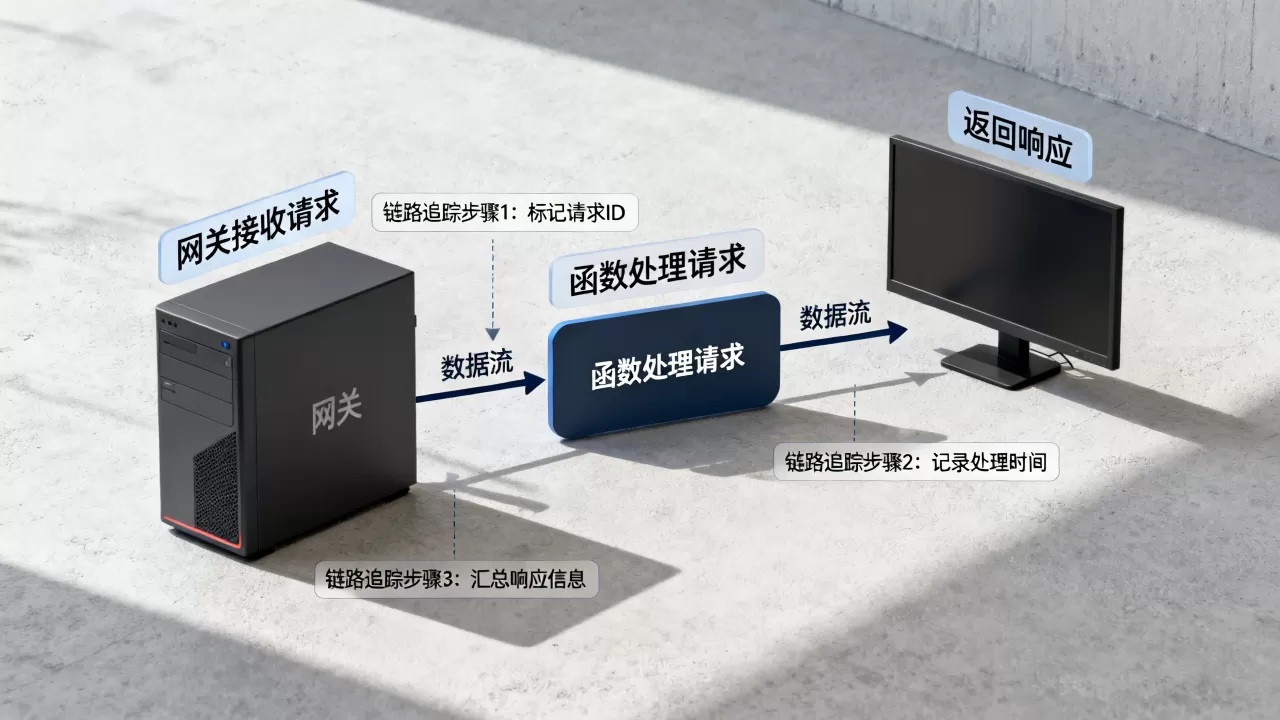 一次请求从网关到函数再返回要走过几个环节,请求链路追踪有哪些步骤? 一次请求从网关到函数再返回要走过几个环节,请求链路追踪有哪些步骤?