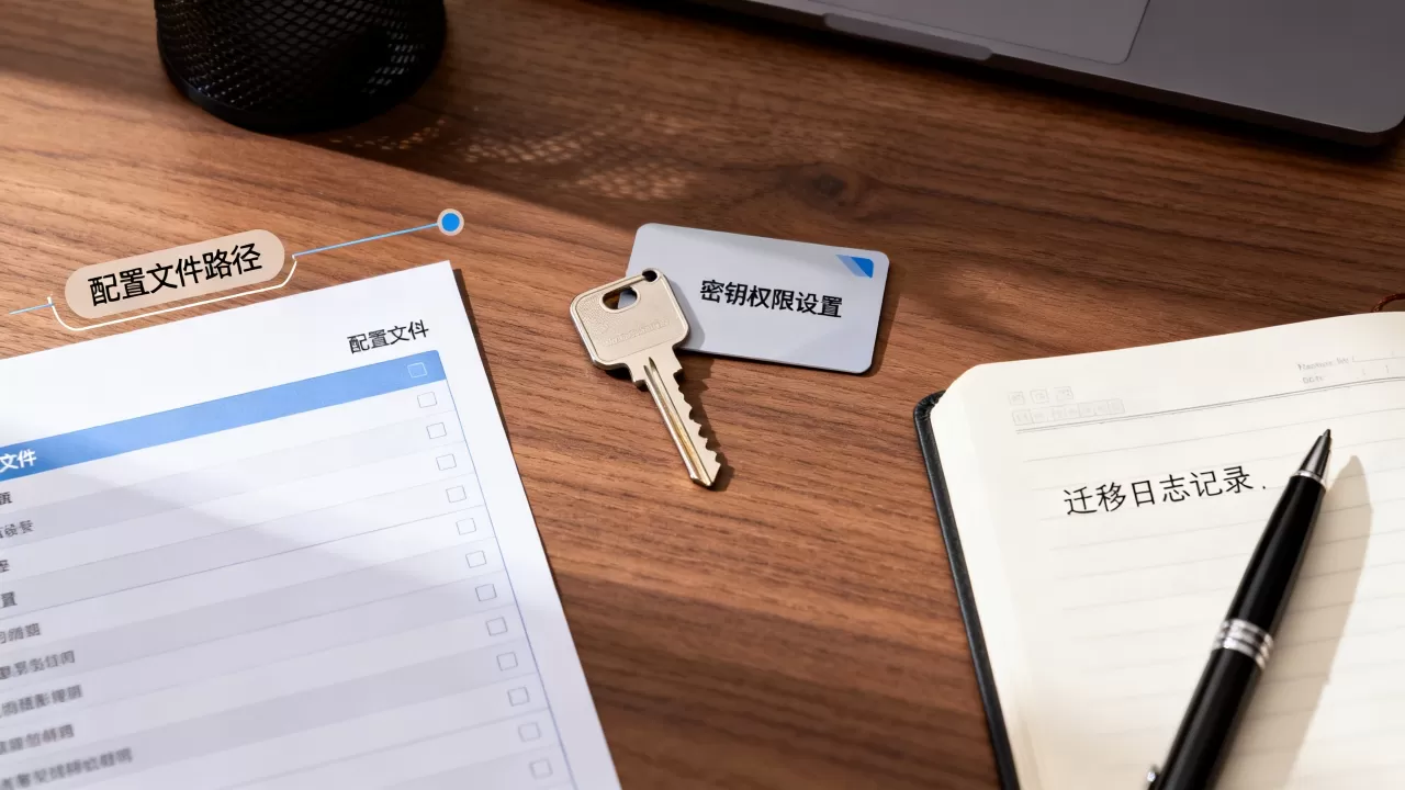 配置文件和密钥迁移时容易漏的项有哪些?密钥迁移配置遗漏项有哪些 配置文件和密钥迁移时容易漏的项有哪些?密钥迁移配置遗漏项有哪些
