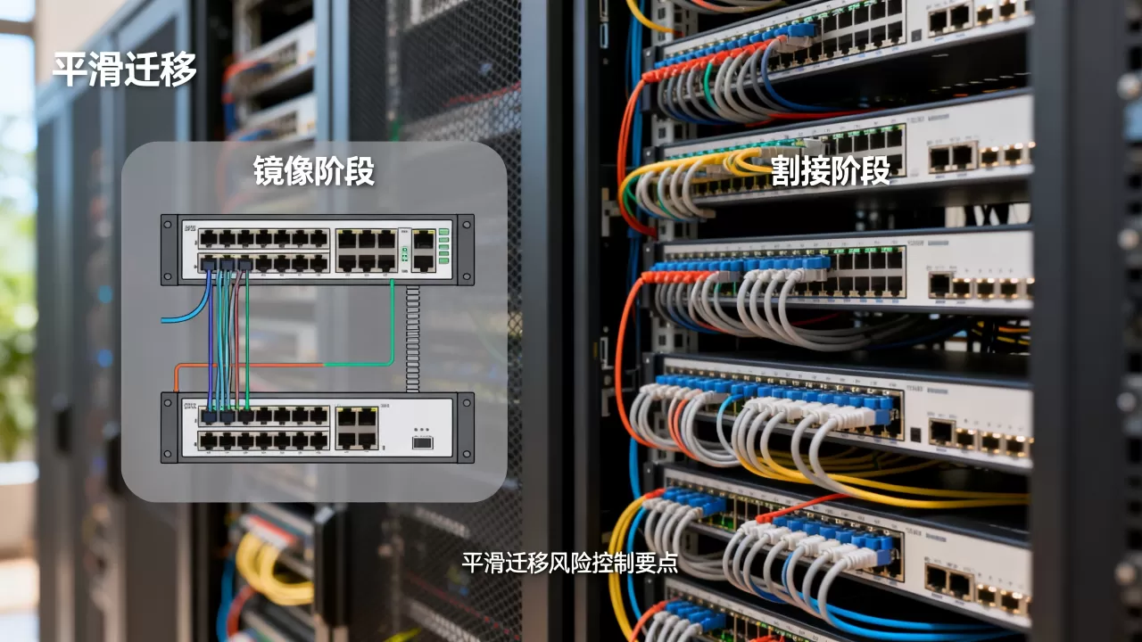 平滑迁移先镜像再割接的降险方式是什么?,平滑迁移风险如何降低 平滑迁移先镜像再割接的降险方式是什么?,平滑迁移风险如何降低