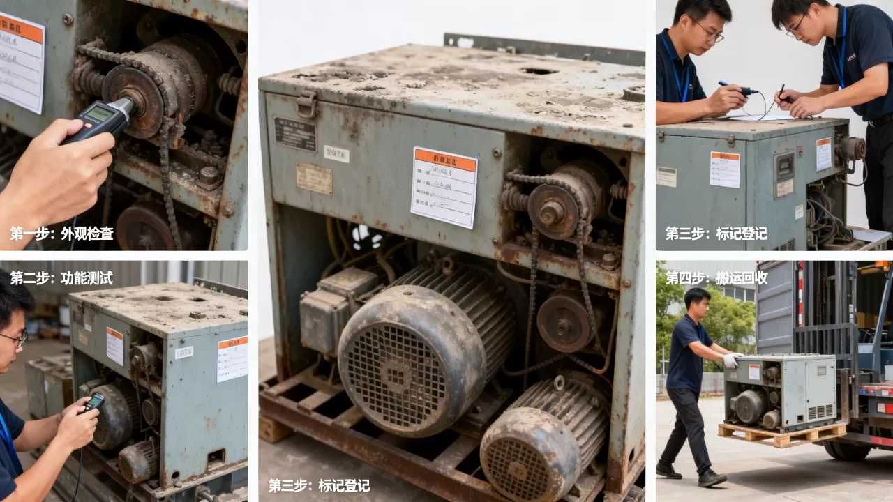 长期闲置机器的识别与回收实操步骤是什么？，如何操作
