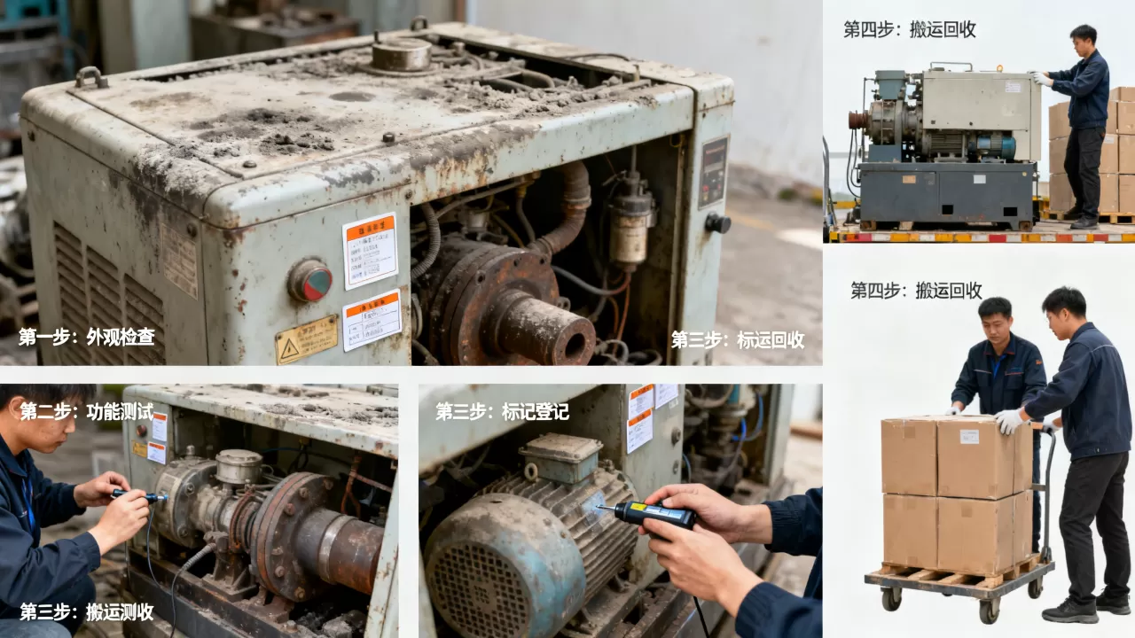 长期闲置机器的识别与回收实操步骤是什么？，如何操作