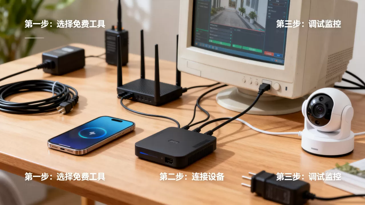 新手用免费工具也能搭起基础监控，怎么搭建最省钱？