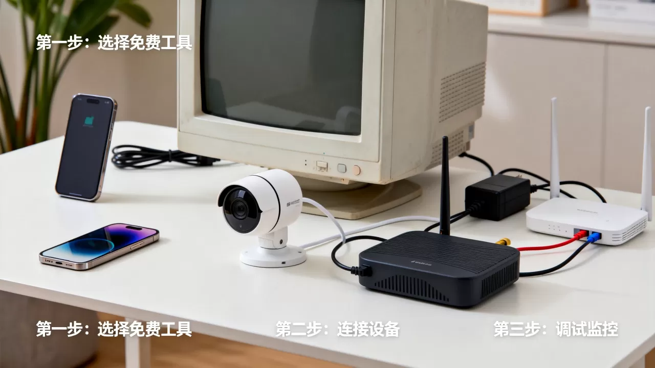 新手用免费工具也能搭起基础监控，怎么搭建最省钱？