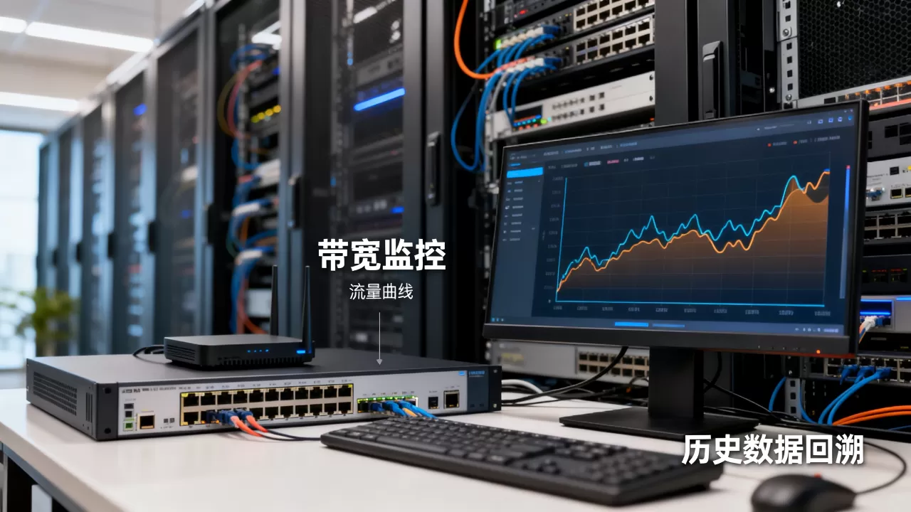 带宽跑满才发现监控没覆盖流量曲线，如何回溯历史带宽数据？