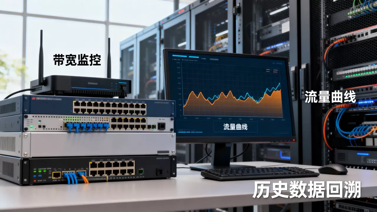 带宽跑满才发现监控没覆盖流量曲线，如何回溯历史带宽数据？
