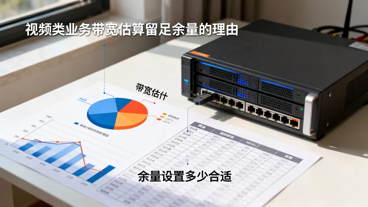 视频类业务带宽估算留足余量的理由是什么？，余量设置多少合适