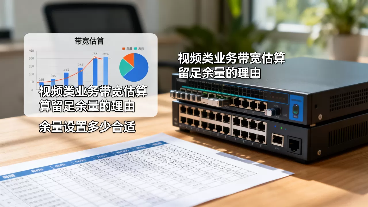 视频类业务带宽估算留足余量的理由是什么？，余量设置多少合适