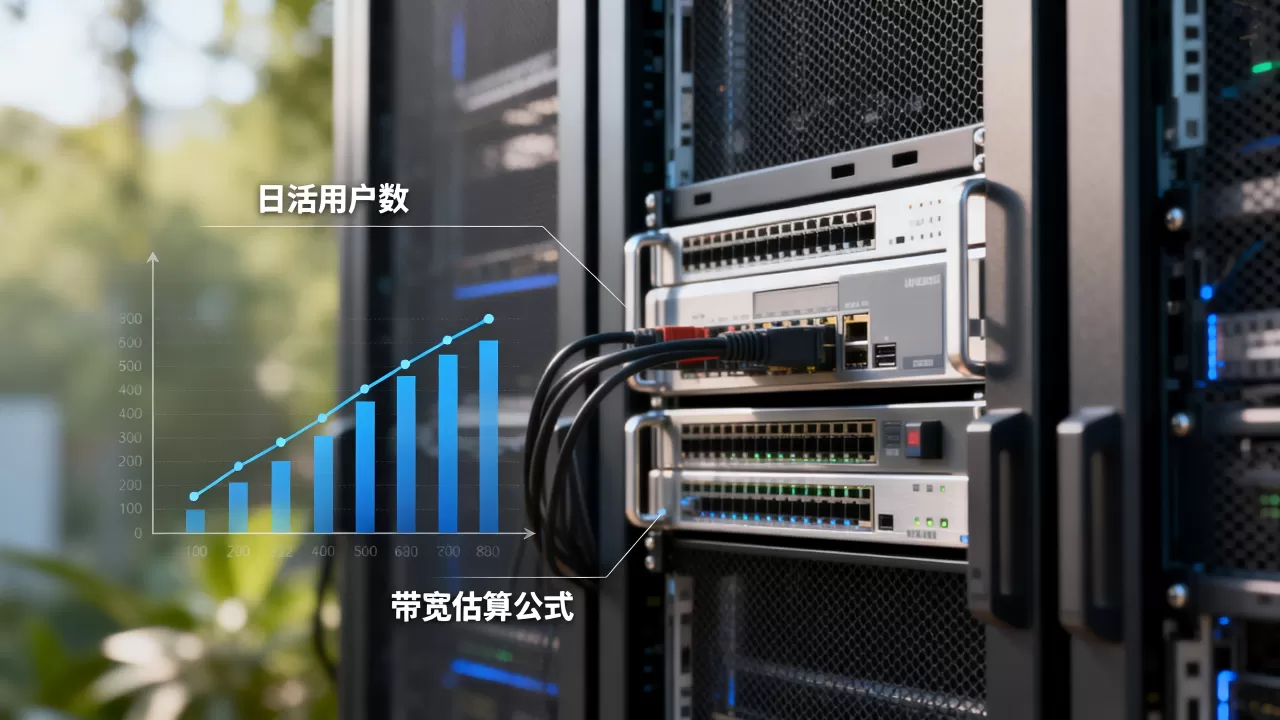 如何按日活用户数粗略估算服务器带宽?,日活用户数估算带宽 如何按日活用户数粗略估算服务器带宽?,日活用户数估算带宽