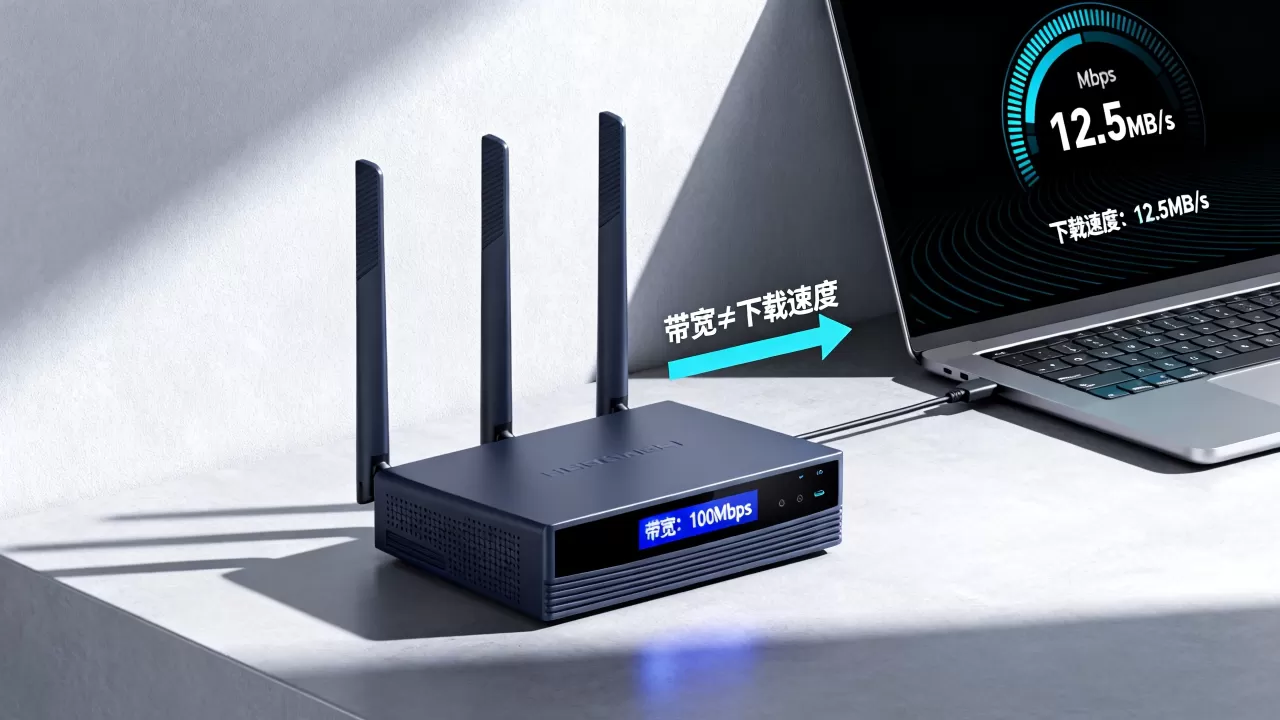 新手为什么误以为带宽等于下载速度?,带宽与下载速度的区别是什么 新手为什么误以为带宽等于下载速度?,带宽与下载速度的区别是什么