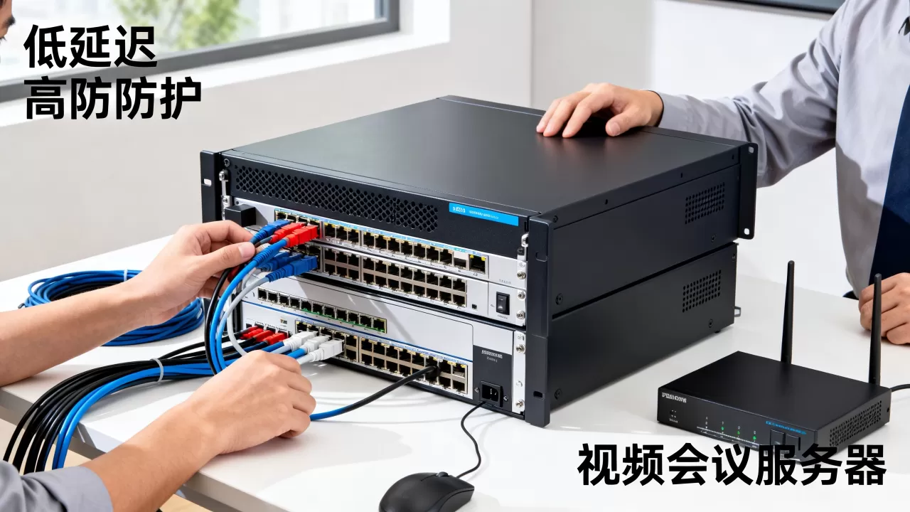 政企视频会议服务器低延迟高防防护如何实现，低延迟高防视频会议服务器怎么选