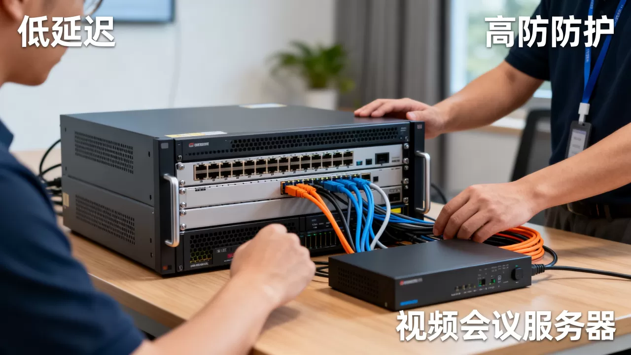 政企视频会议服务器低延迟高防防护如何实现，低延迟高防视频会议服务器怎么选