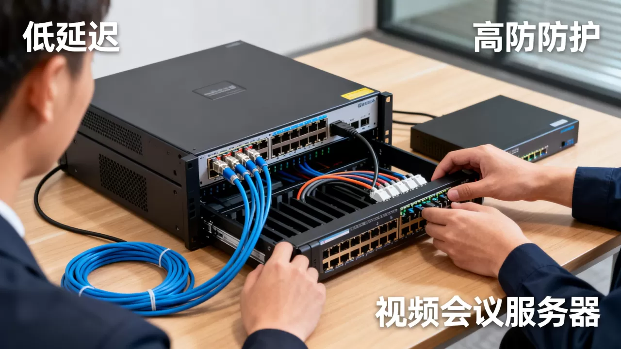 政企视频会议服务器低延迟高防防护如何实现，低延迟高防视频会议服务器怎么选
