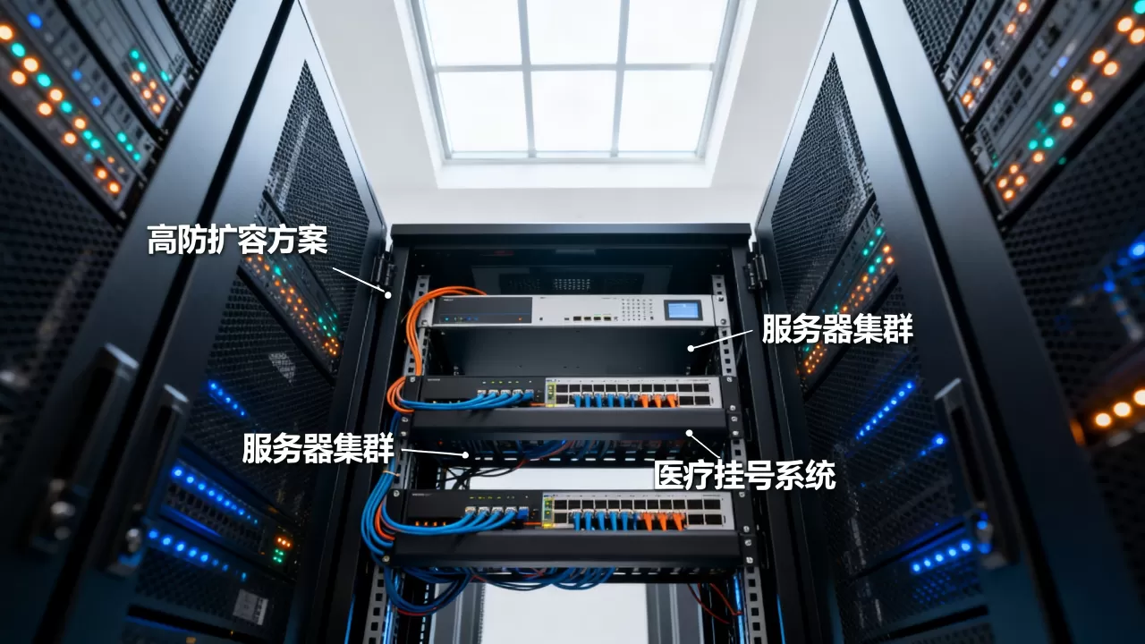 医疗挂号高峰服务器高防扩容方案怎么做，医院挂号系统高防扩容？